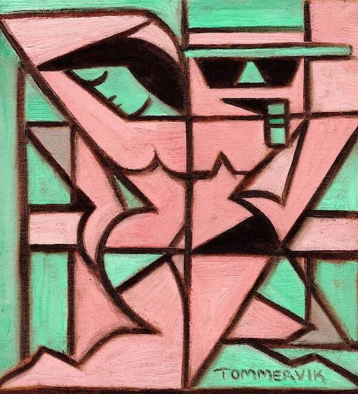 Al Capone Miami Beach Getaway: Gangster Painting, Oil on Canvas (2021)