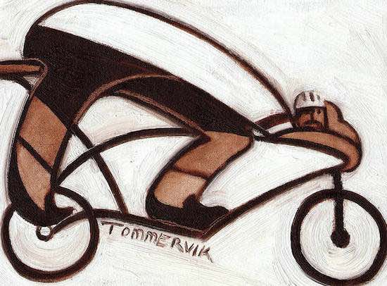 cycling painting for sale