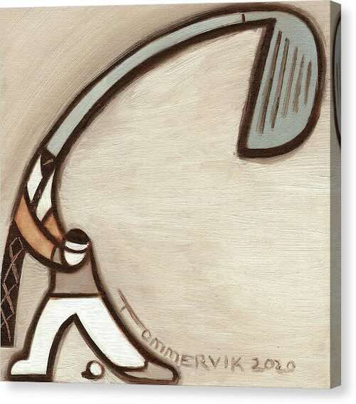 Big Golf Club Canvas Print by Tommervik