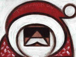 santa claus paintings