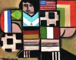 soccer paintings