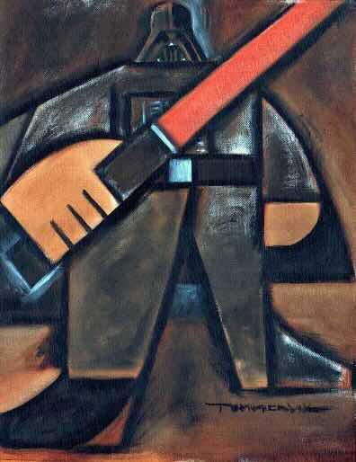 Art Vader Painting, Oil on Canvas (2013)