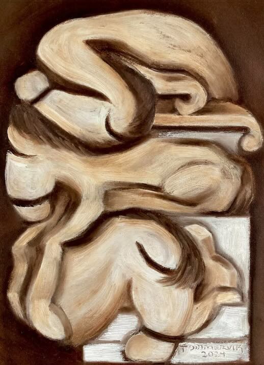 Unstable In The Stable: Abstract Horse Painting (2024)